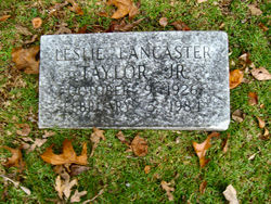 Leslie Lancaster Taylor Jr.