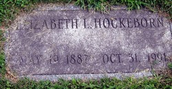 Elizabeth <I>Lukins</I> Hockeborn 
