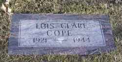 Lois Clare <I>Crittenden</I> Cope 