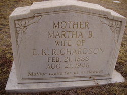 Martha Alabama “Bam” <I>Leatherwood</I> Richardson 