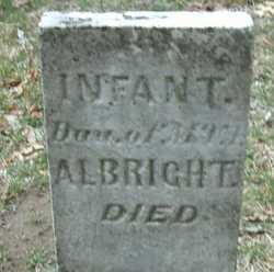 Infant daughter Albright 