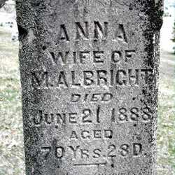 Anna Marie <I>Myers</I> Albright 