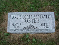 Ardis Loree <I>Sedlacek</I> Foster 