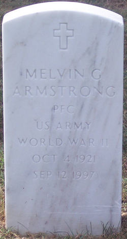 PFC Melvin G Armstrong 