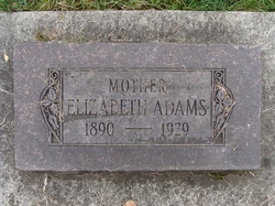Elizabeth <I>Major</I> Adams 