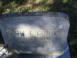 Myrtle E <I>Ford</I> Guthrie 