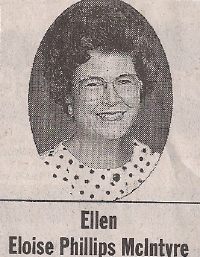 Ellen Eloise <I>Phillips</I> McIntyre 