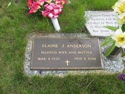 Elaine J. <I>Carlson</I> Anderson 
