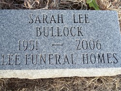 Sarah Lee Bullock 