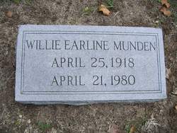 Willie Earline Munden 