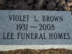 Violet Lucille <I>Van Hyning</I> Brown 
