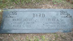 Mamie C <I>Jayne</I> Byrd 