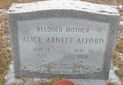 Alice <I>Arnett</I> Alford 