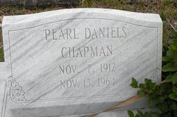 Pearl Irene <I>Daniels</I> Chapman 