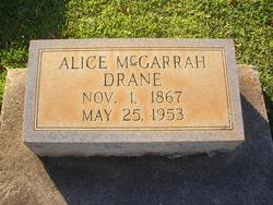 Alice <I>McGarrah</I> Drane 
