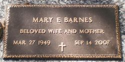 Mary E <I>Spears</I> Barnes 