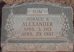 Horace Beemis “Slim” Alexander 