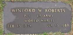 PFC Winford W. Roberts 