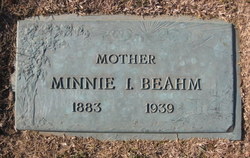 Minnie Ida <I>Garrison</I> Beahm 