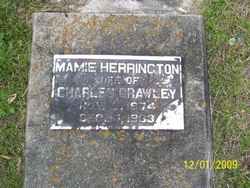 Mary Francis “Mamie” <I>Herrington</I> Crawley 