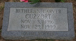 Bethlean <I>Carver</I> Cuzzort 