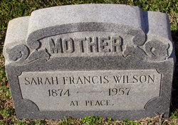 Sarah Francis <I>Allen</I> Wilson 