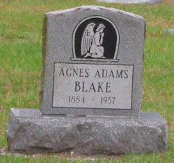 Agnes <I>Adams</I> Blake 