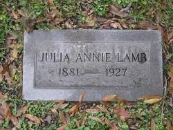 Julia Annie <I>Powell</I> Lamb 