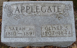 Sarah J <I>Graves</I> Applegate 