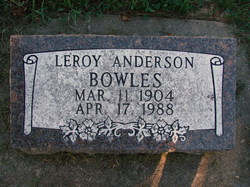 Leroy Anderson Bowles 