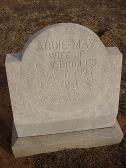 Adline May “Addie” <I>Hale</I> Broiles 