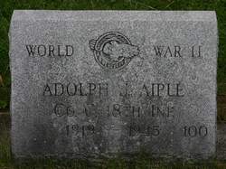 Pvt. Adolph John Aiple 