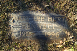 Mary Lee <I>Hurt</I> Bennett 