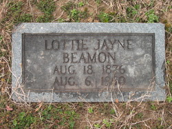 Lottie <I>Jayne</I> Beamon 