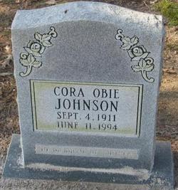 Cora Obie <I>Bates</I> Johnson 
