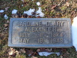 Caroline <I>Clary</I> Alexander 