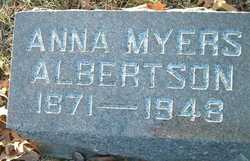 Anna Elizabeth <I>Meyers</I> Albertson 