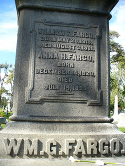 Anna Hurd <I>Williams</I> Fargo 
