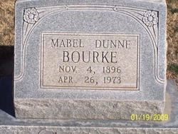 Mabel Clair <I>Dunne</I> Bourke 
