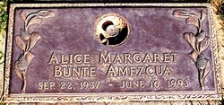 Alice Margaret <I>Bunte</I> Amezcua 