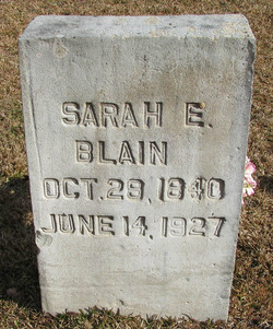 Sarah Elizabeth <I>Berry</I> Blain 