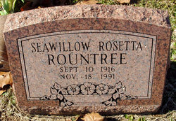 Seawillow Rosetta <I>Cross</I> Rountree 