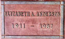 Elizabeth A. <I>Greene</I> Anderson 