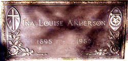Ina Louise <I>Macomber</I> Anderson 