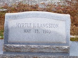 Myrtle Irene Langston 