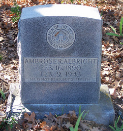 Ambrose R “Rufus” Albright 