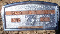 Mary Jane <I>Hinson</I> Crews 