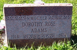 Dorothy Rose <I>Burtch-Cole</I> Adams 