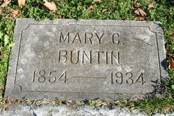 Mary Catherine <I>Webb</I> Buntin 