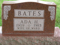 Ada H <I>Proffitt</I> Bates 